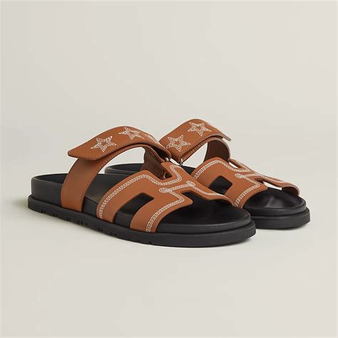 hermes sandalen blau|Hermes chypre shoes.